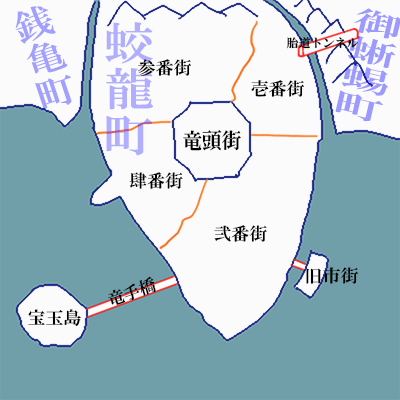 蛟龍町地図